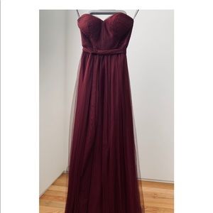 Jenny Yoo Annabelle Convertible Size 0 Cabernet